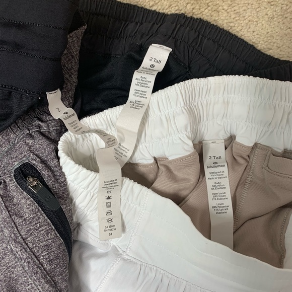 3 pairs of lululemon shorts (new) - Picture 5 of 5